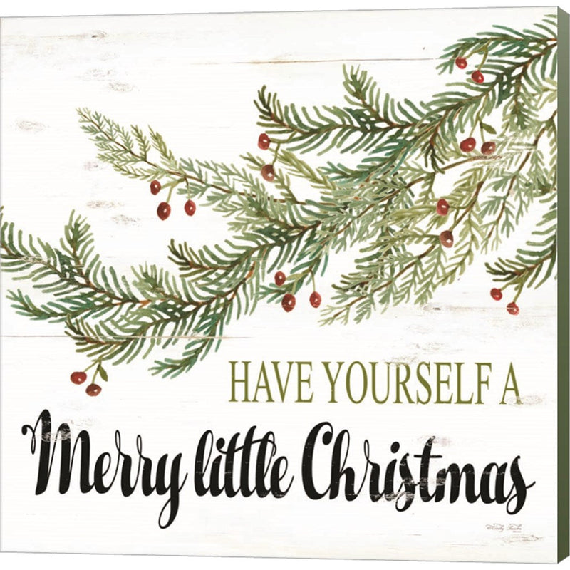 Merry Little Christmas by Cindy Jacobs, Canvas Art