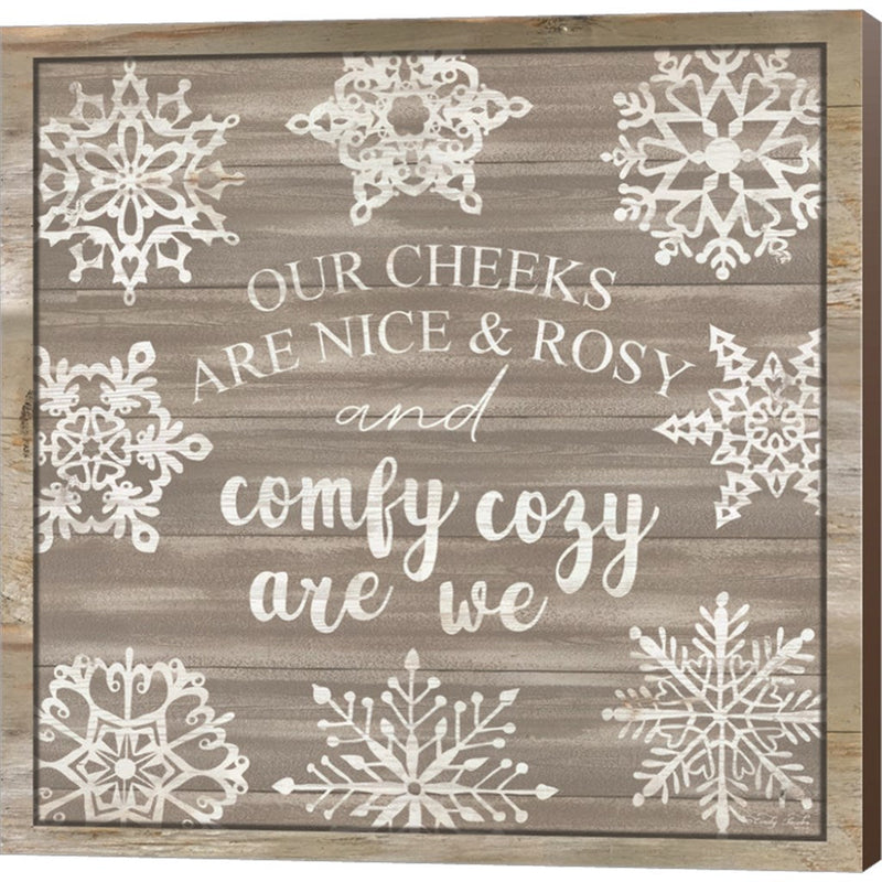 Comfy Cozy Snowflakes by Cindy Jacobs, Canvas Art
