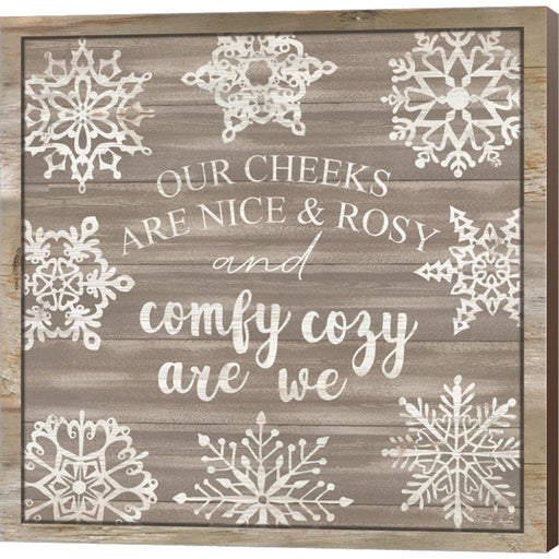 Comfy Cozy Snowflakes by Cindy Jacobs, Canvas Art