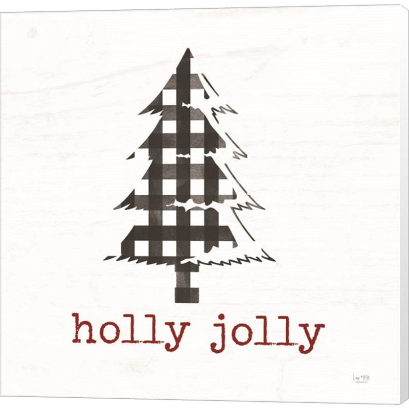 Holly Jolly Tree by Lux + Me Designs, Canvas Art