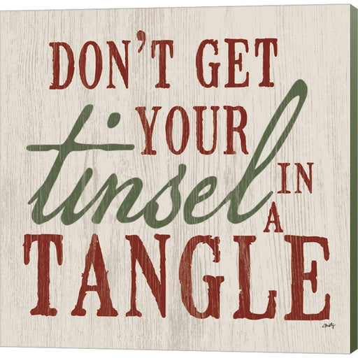 Tinsel in a Tangle by Misty Michelle, Canvas Art