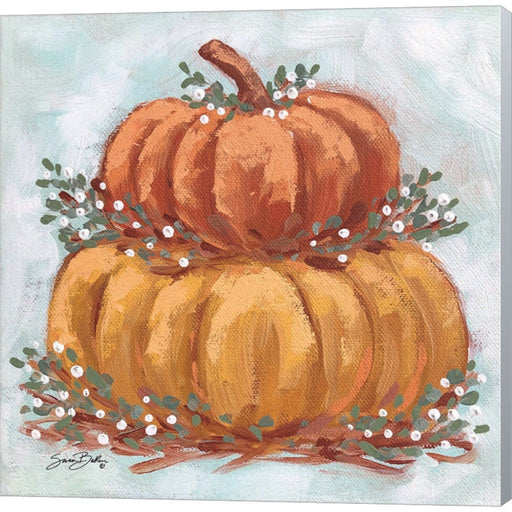 Pumpkin Stack IV by Sara Baker, Canvas Art