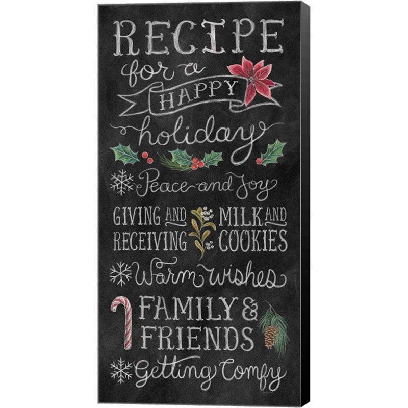 Christmas Chalk IX by Mary Urban, Canvas Art