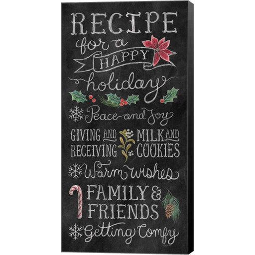 Christmas Chalk IX by Mary Urban, Canvas Art