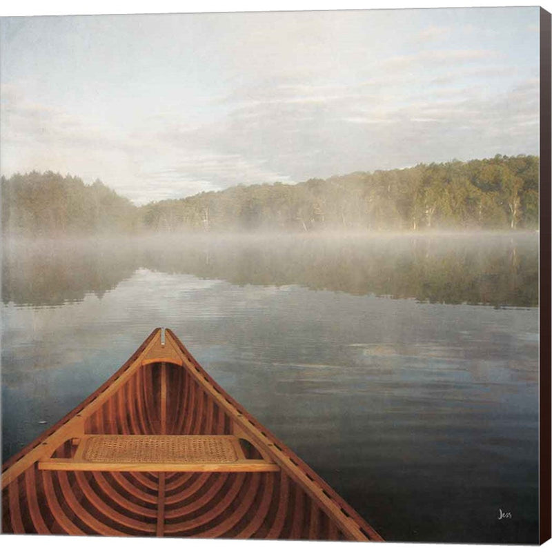 Calm Waters Canoe I by Jess Aiken, Canvas Art