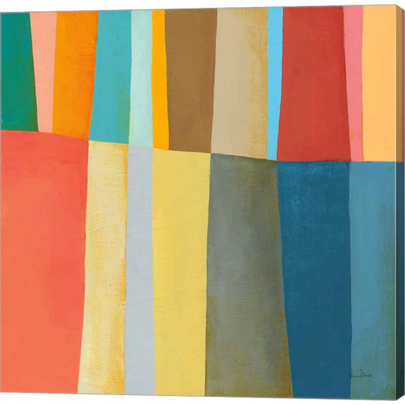Stitched Together IV Oasis by Jane Davies, Canvas Art