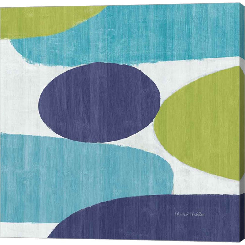Costa Del Sol II Blue Green by Michael Mullan, Canvas Art