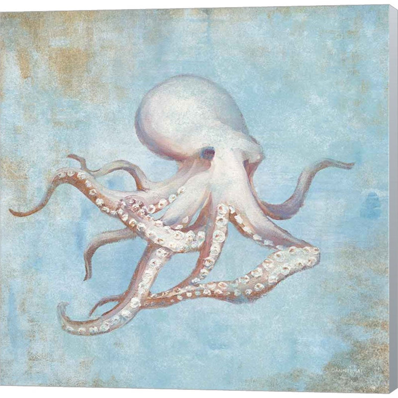 Treasures from the Sea V Watercolor by Danhui Nai, Canvas Art