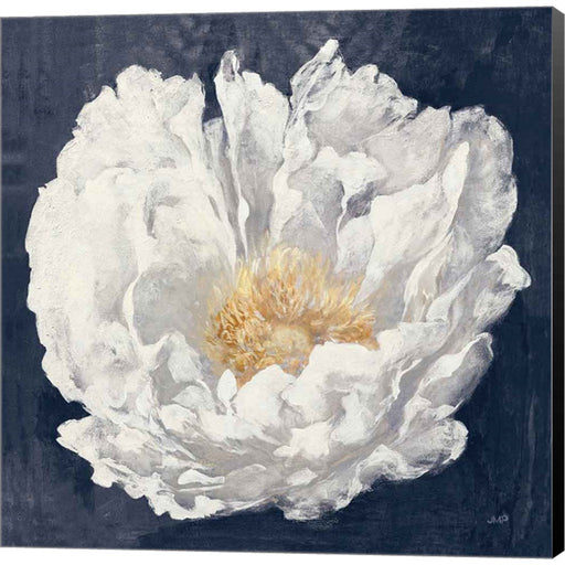 Serene Peony Navy by Julia Purinton, Canvas Art