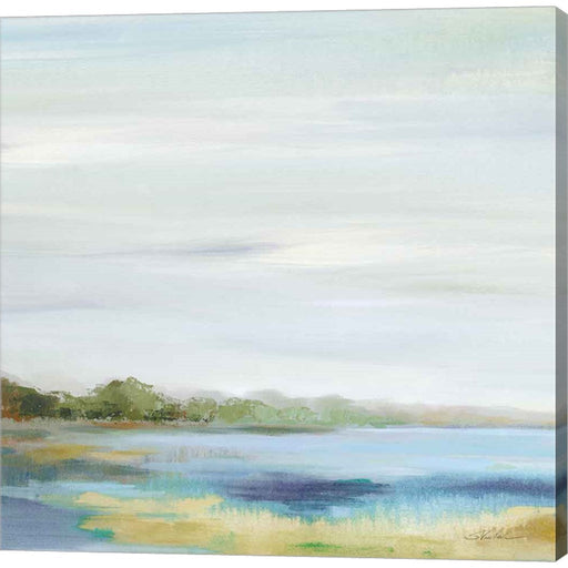 Emerald Lagoon Sq Light by Silvia Vassileva, Canvas Art