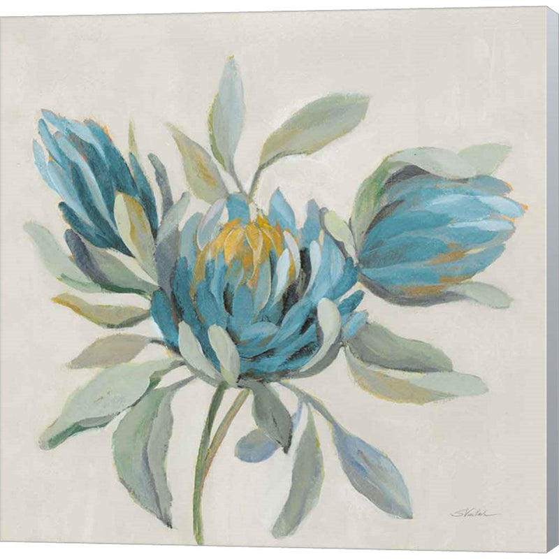 Field Floral I Blue by Silvia Vassileva, Canvas Art