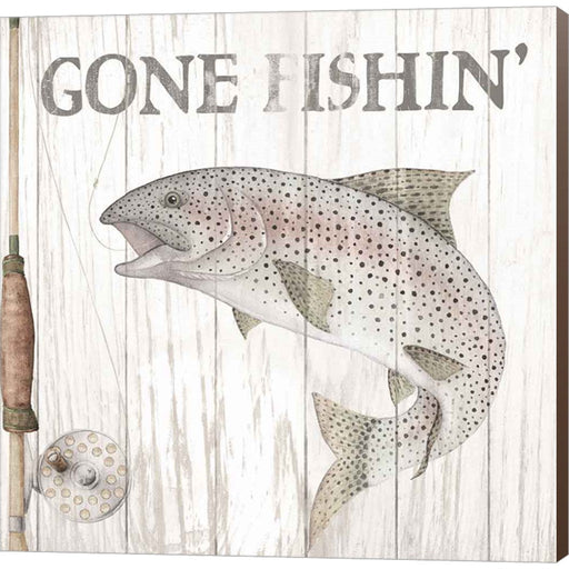 Lake Fishing I by Wild Apple Portfolio, Canvas Art