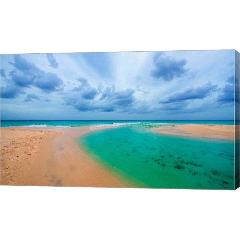 Emerald Seas by Lizzy Davis, Canvas Art
