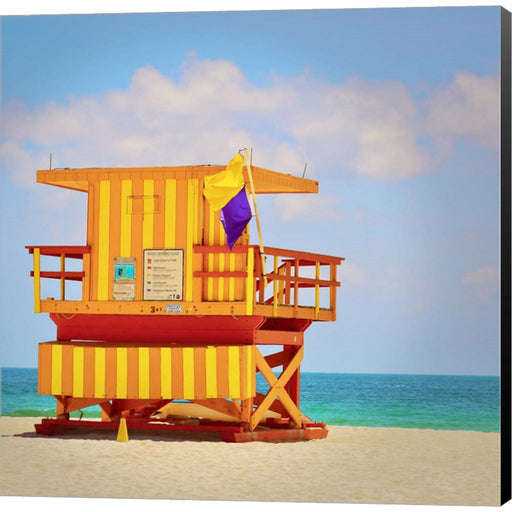Lifeguard Station by Carlos Vargas, Canvas Art