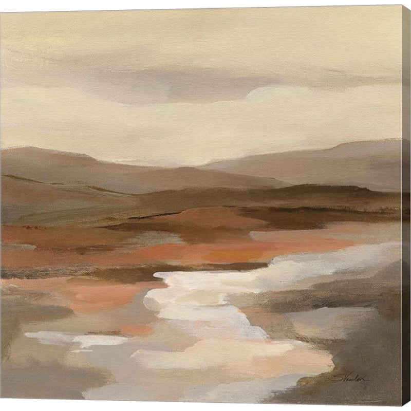 Cinnamon Riverbank I by Silvia Vassileva, Canvas Art