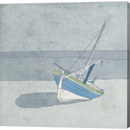 Sailboat Ashore by Ynon Mabat, Canvas Art