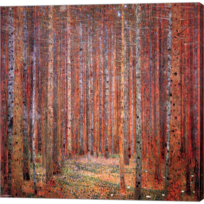 Tannenwald I by Gustav Klimt, Canvas Art