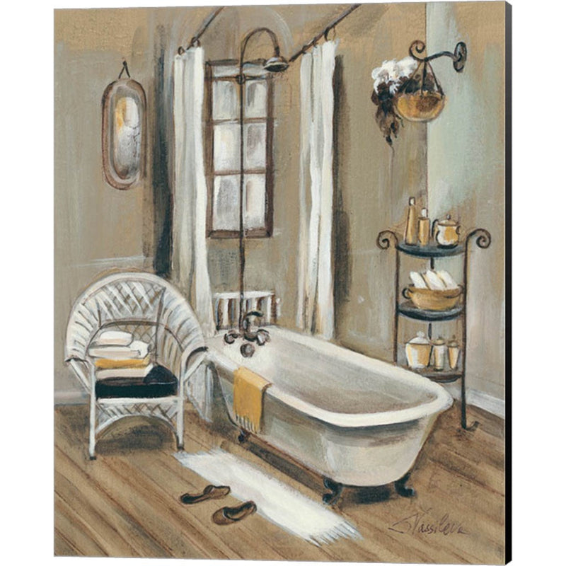 French Bath II by Silvia Vassileva, Canvas Art