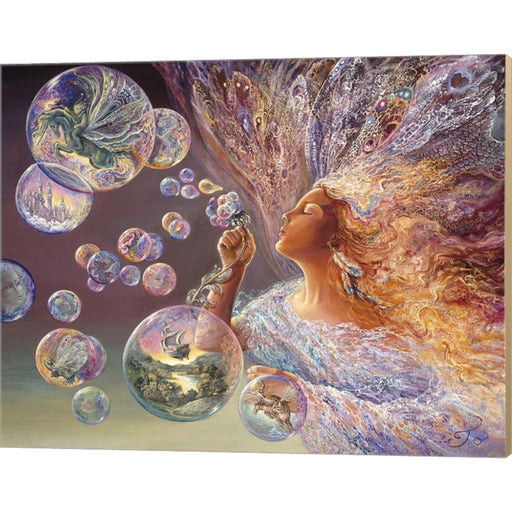 Bubble Flower by Josephine Wall, Canvas Art