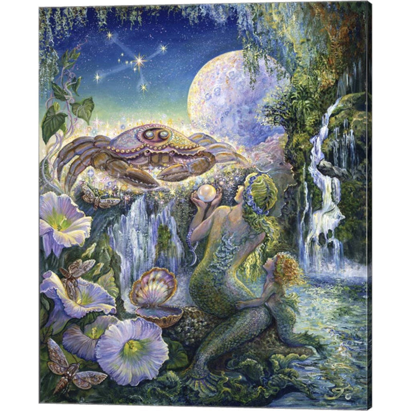 Cancer by Josephine Wall, Canvas Art