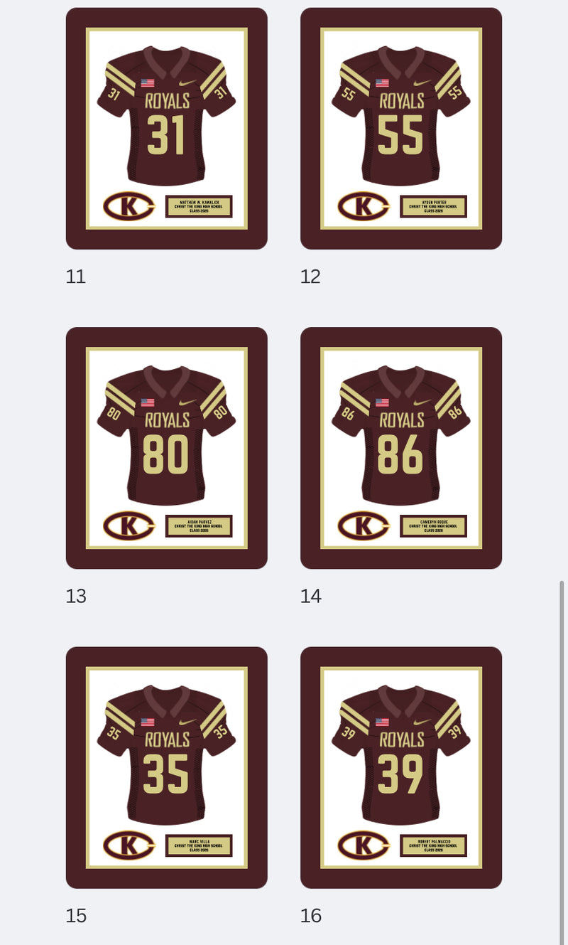 16 Frames 20x24 Prints