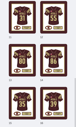 16 Frames 20x24 Prints