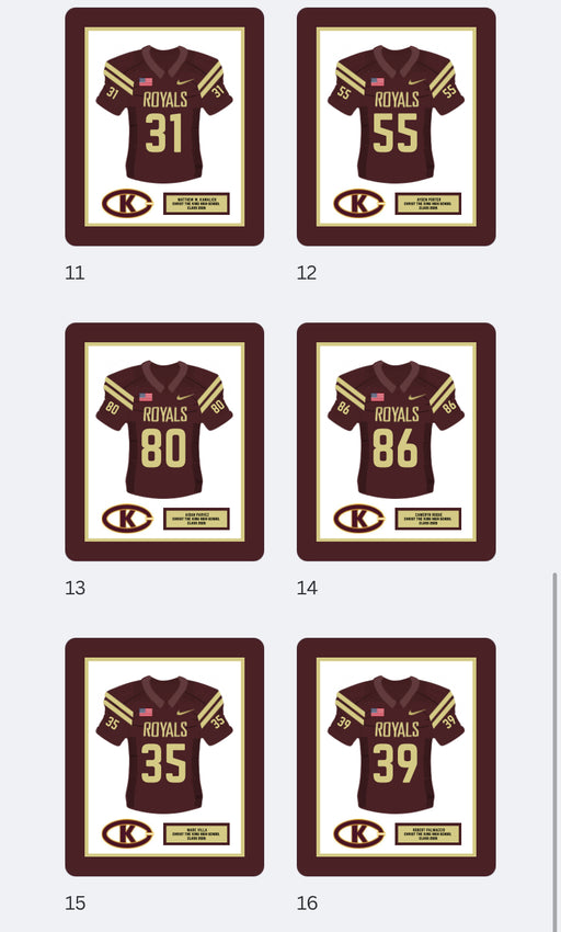 16 Frames 20x24 Prints