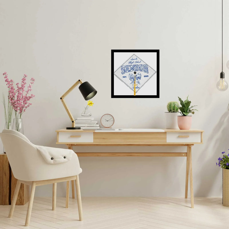 CUSTOM GRADUATION CAP DECORATION PICTURE FRAME desk