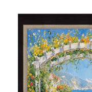 17x25 Frame Cafe Wood With Silver Lip Picture Frame