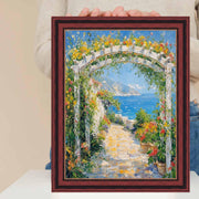 32x24 Frame Certificate Gloss Cherry Wood Gold Lip Picture Frame Diploma