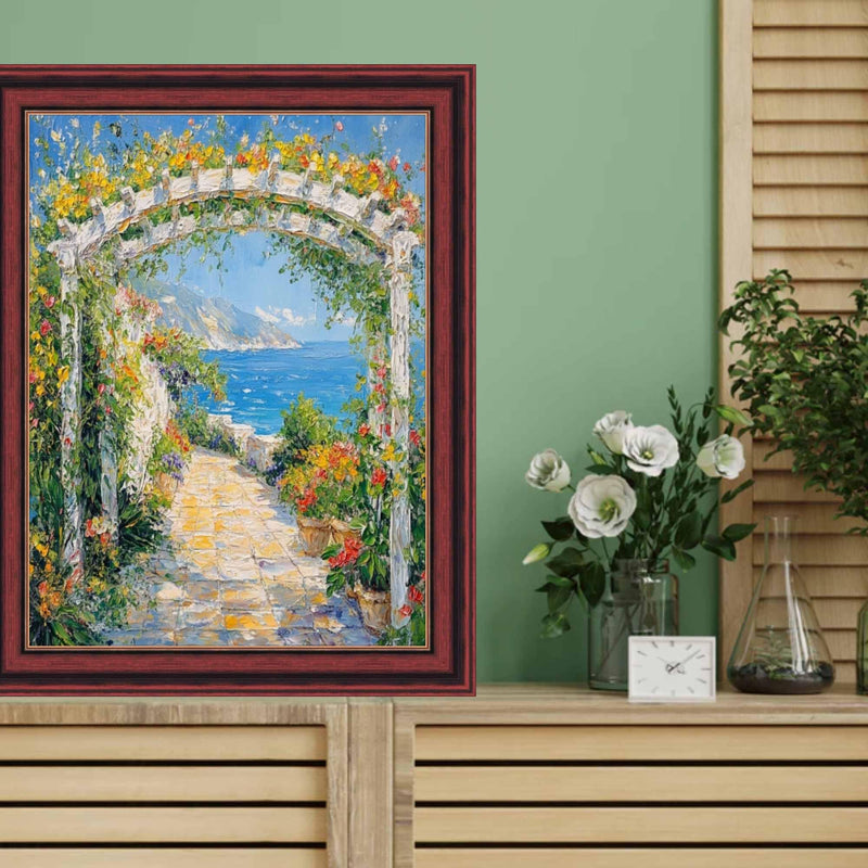 Certificate Gloss Cherry Wood Gold Lip Picture Frame 