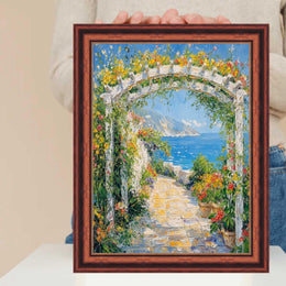 36x48 Frame Certificate Gloss Walnut Wood With Gold Lip Picture Frame