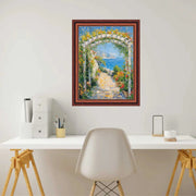 Certificate Gloss Walnut Wood With Gold Lip Picture Frame 