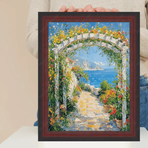 24x48 Frame Diploma Certificate Glossy Cherry Wood Picture Frame