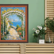 18x18 Frame Certificate Glossy Walnut Wood Picture Frame