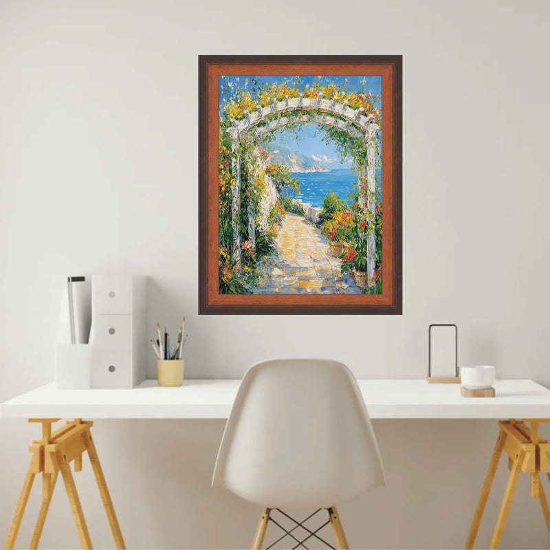 32x48 Frame Certificate Glossy Walnut Wood Picture Frame