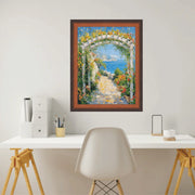 32x24 Frame Certificate Glossy Walnut Wood Picture Frame