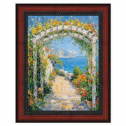 12x12 Frame Certificate Mahogany With Rope Picture Frame