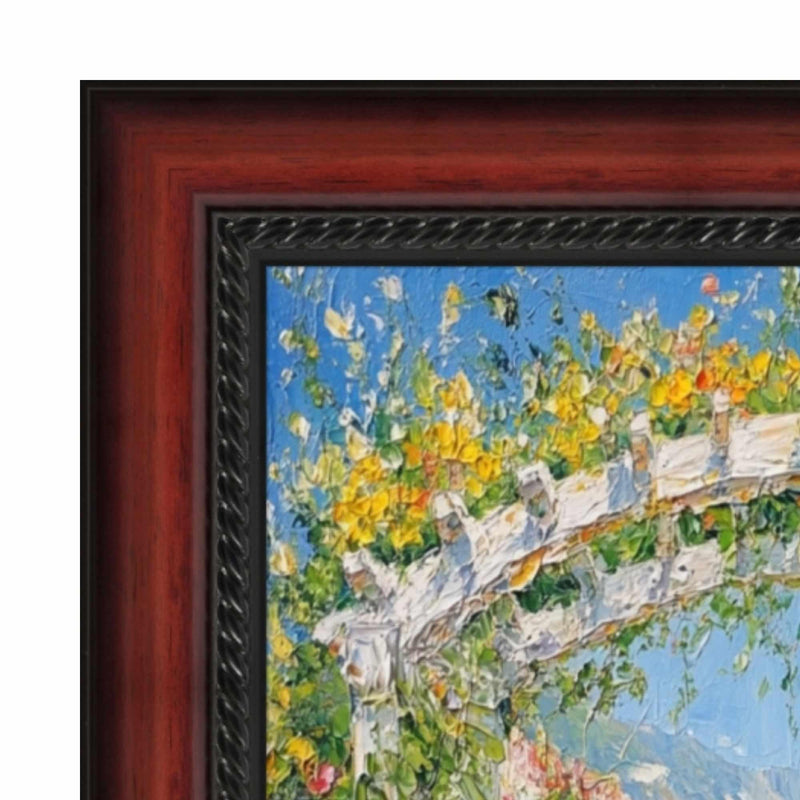 36x36 Frame Certificate Mahogany With Rope Picture Frame