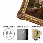 Classic Vintage 11x14 Ornate Antique Gold Picture Frame 4 inch wide 11 x 14 poster frame