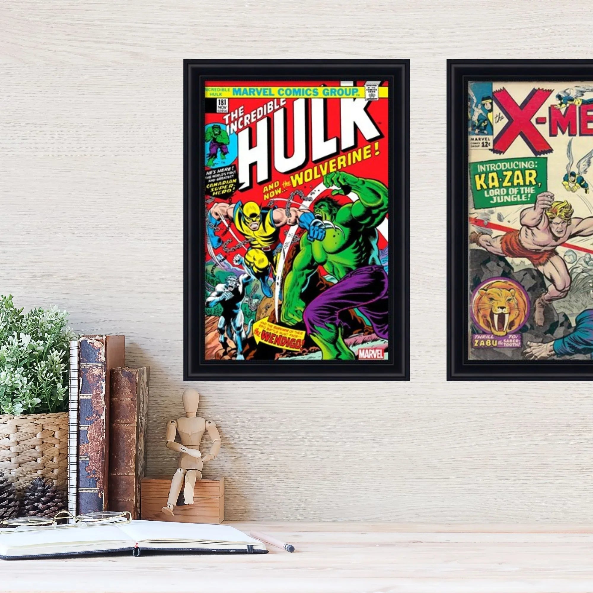 Comic Book Picture Frame Black Wood Frame - All Comic Sizes