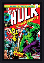 Comic Book Picture Frame – Wall Hanging Modern Black Wood Frame - All Comic Book Sizes  ModernMemoryDesign.com 