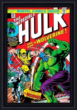 Comic Book Picture Frame – Wall Hanging Modern Black Wood Frame - All Comic Book Sizes  ModernMemoryDesign.com 