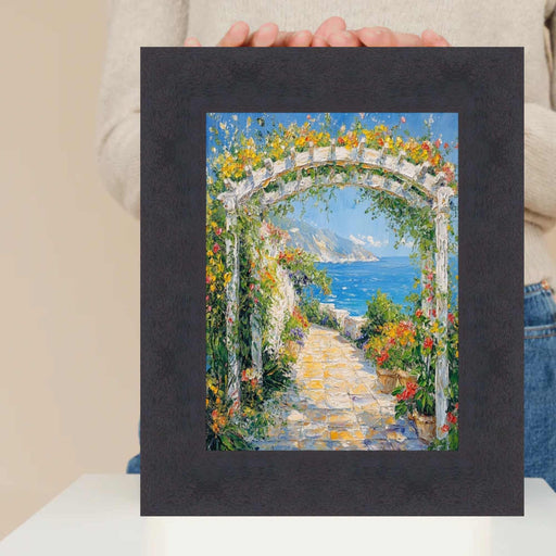 12x14 Frame Contemporary Cappuccino Cafe Wood Picture Frame