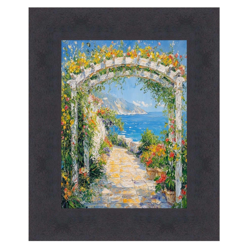 25x25 Frame Contemporary Cappuccino Cafe Wood Picture Frame