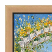 11x11 Frame Contemporary Gold With Black Picture Frame