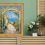 30x36 Frame Contemporary Modern Slope Gold Metal Picture Frame 