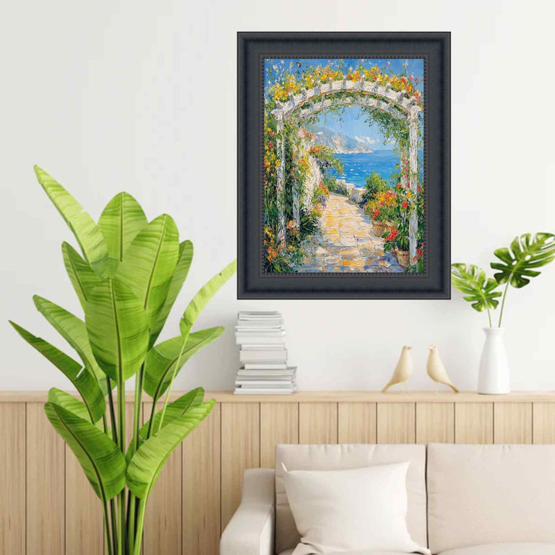 Contemporary Scoop Black Picture Frame Office Décor