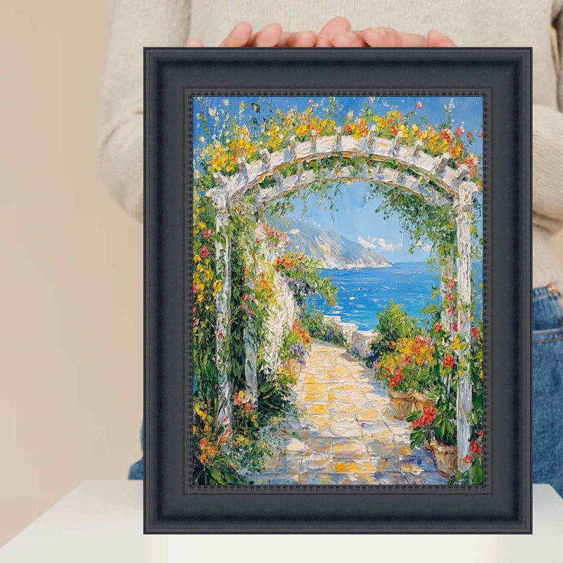 40x60 Frame Contemporary Scoop Black Picture Frame