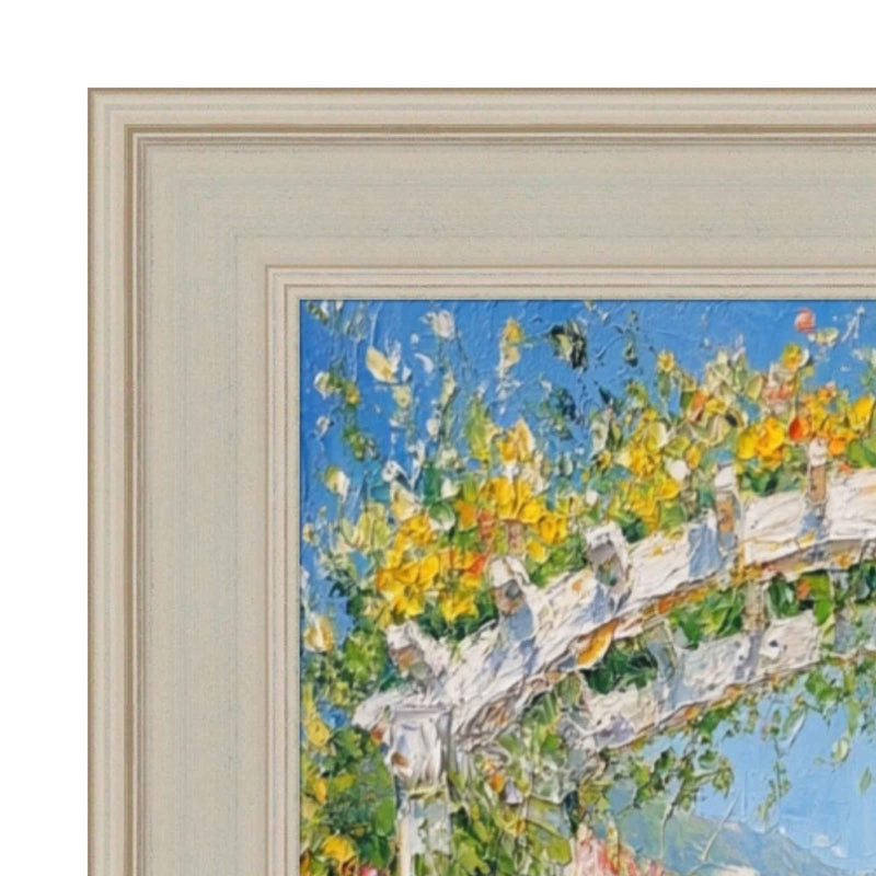 16x24 Frame Contemporary Silver Leaf Picture Frame